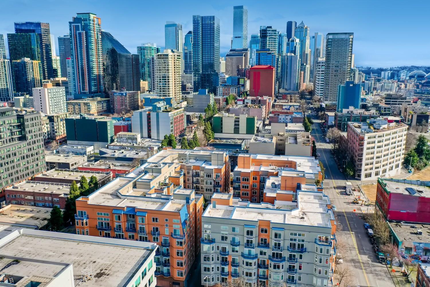 Space Needle Downtown Modern Top Story Penthouse Seattle Buitenkant foto