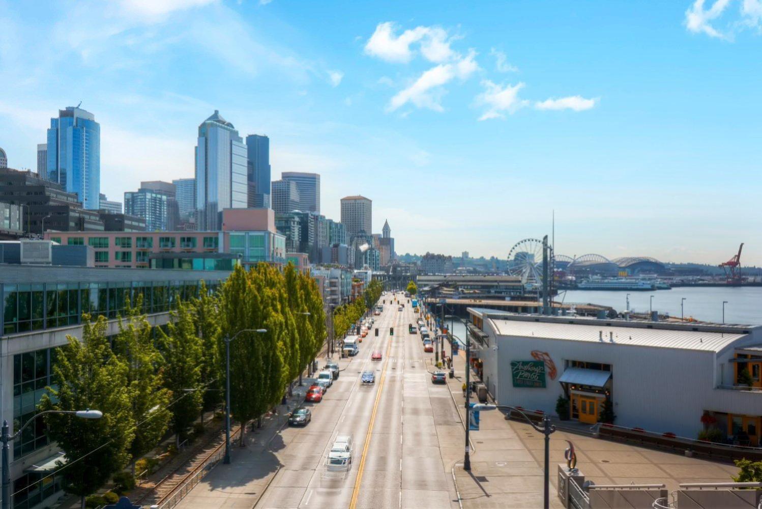 Space Needle Downtown Modern Top Story Penthouse Seattle Buitenkant foto